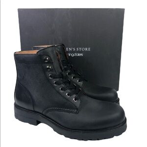 Bloomingdales The Mens Store Leather Lace Up Boots